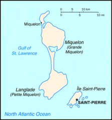 Saint Pierre and Miquelon Map