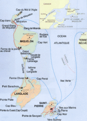 Saint Pierre and Miquelon Map Saint Pierre and Miquelon Map