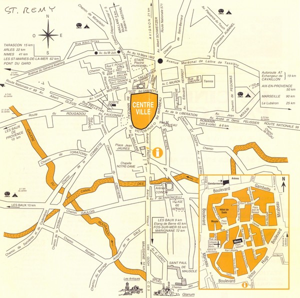 Saint Remy de Provence Map