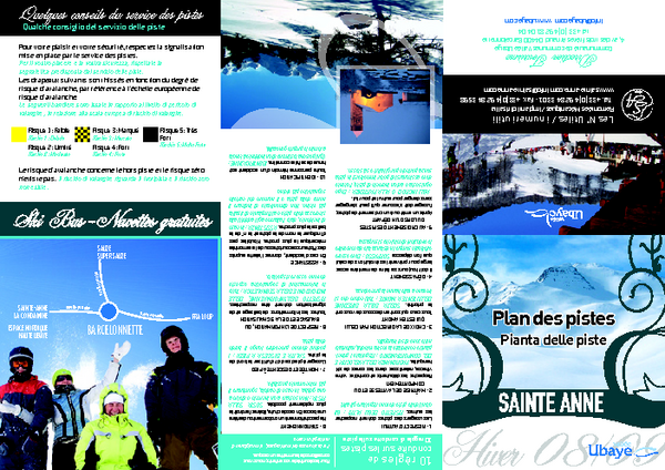 Sainte-Anne la Condamine Ski Trail Map