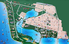 Saki Tourist Map