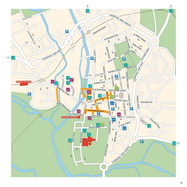 Salisbury Tourist Map