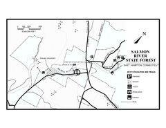 Salmon River State Forest trail map