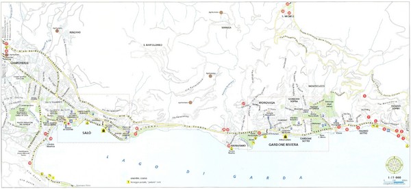 Salo and Gardone Map