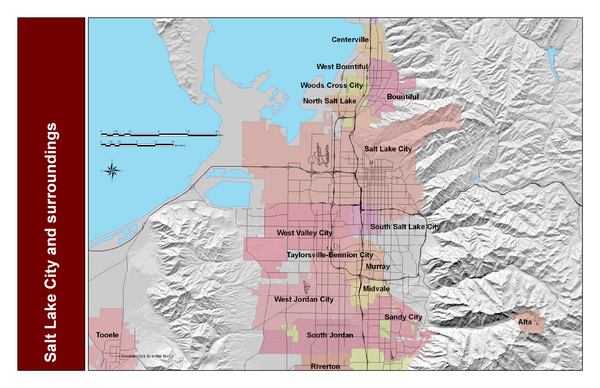 salt lake city elevation map Salt Lake City Elevation Map Campus Map salt lake city elevation map