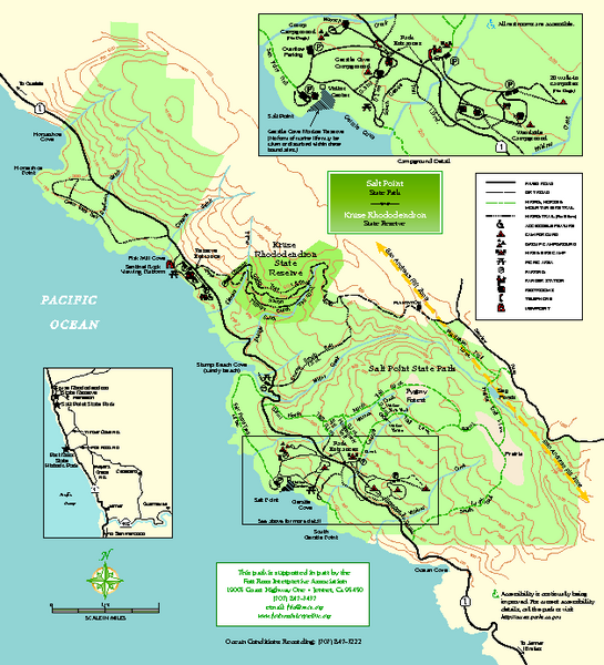 Salt Point State Park Map