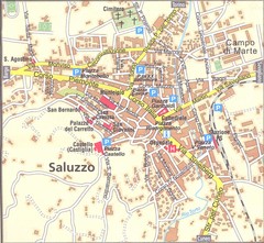 Saluzzo Map