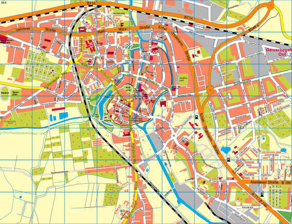 Salzwedel Map