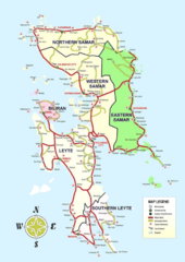 Samar Island Tourist Map
