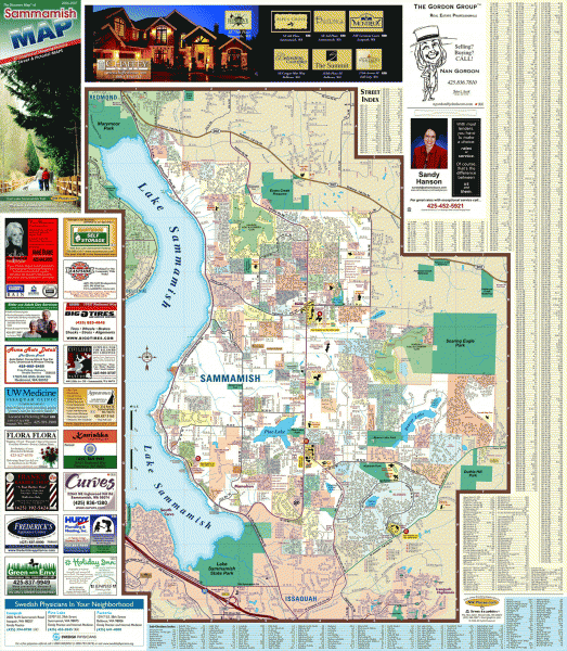 Sammamish tourist map