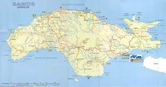 Samos Tourist Map