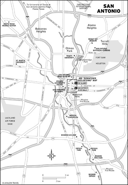 San Antonio Texas Tourist Map - San Antonio Texas • mappery