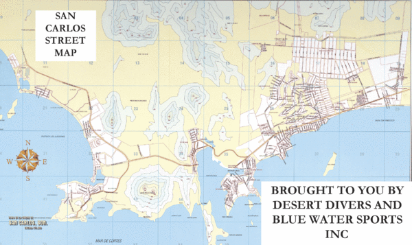 San Carlos Street Map