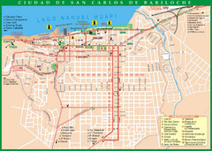 San Carlos de Bariloche Tourist Map