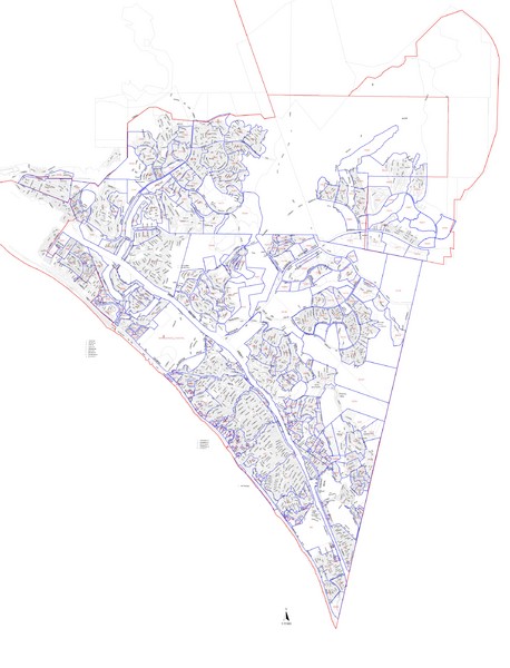 San Clemente Tract Map