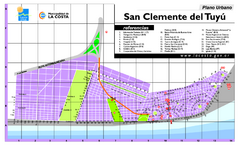 San Clemente del Tuyú Tourist Map