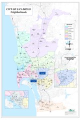 San Diego, California City Map