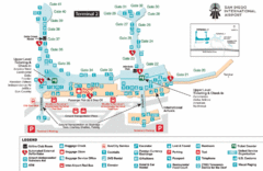 San Diego International Aiport Map