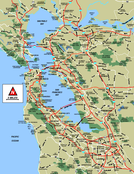 San Francisco Bay Area Map