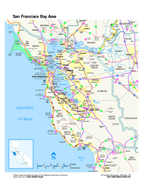 San Francisco Bay Area Map