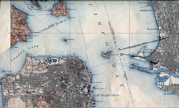 San Francisco Map 1915