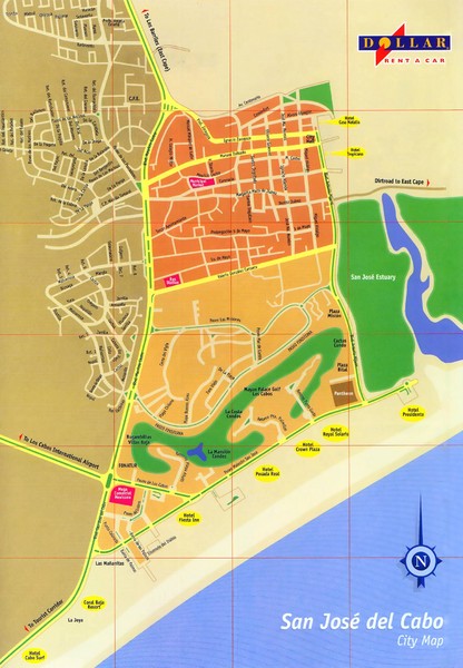 San Jose Del Cabo Map