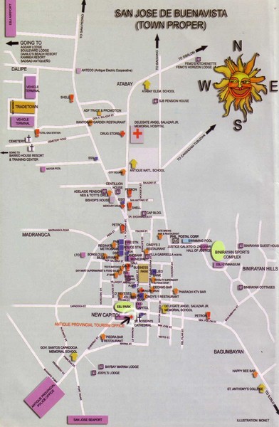 San Jose Tarlac Map San Jose Tourist Map - San Jose Phillipines • Mappery
