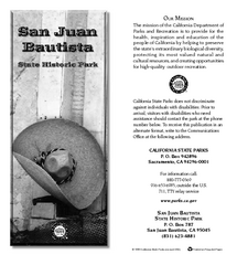 San Juan Bautista State Historic Park Map