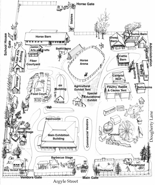 San Juan County Fair Map 2008