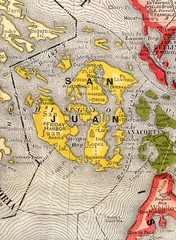 San Juan County Washington, 1909 Map