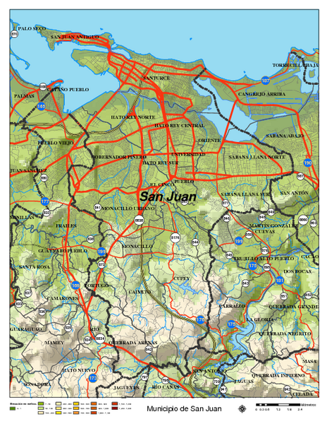 San Juan Road Map