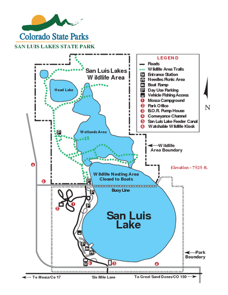 San Luis State Park Map