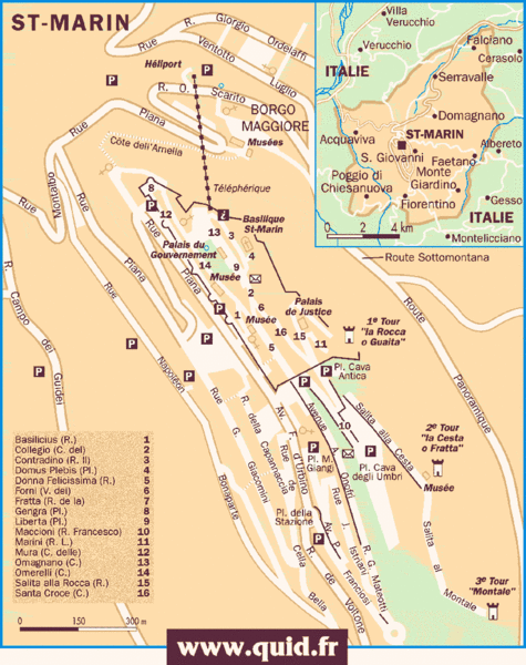 San Marino Map