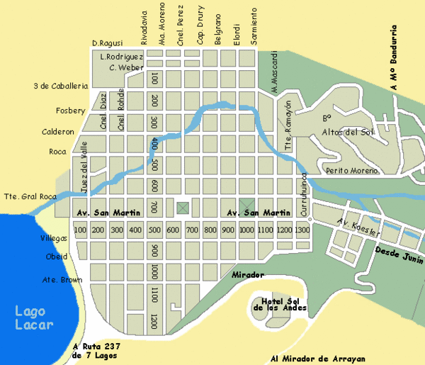 San Martin Argentina Map San Martin De Los Andes Map - San Martin De Los Andes Argentina • Mappery