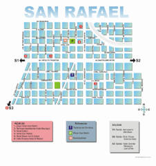 San Rafael Tourist Map San Rafael Tourist Map