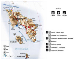 Sandoy Island Tourist Map