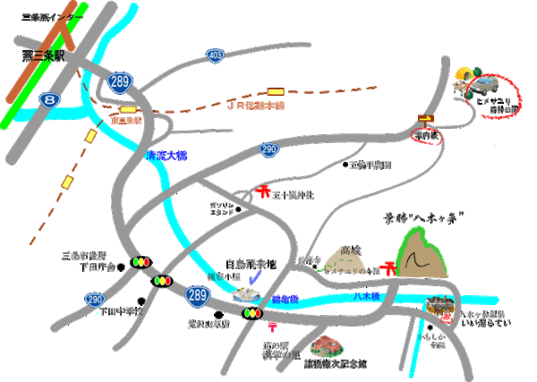 Sanjo Tourist Map