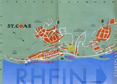 Sankt Goar Town Map