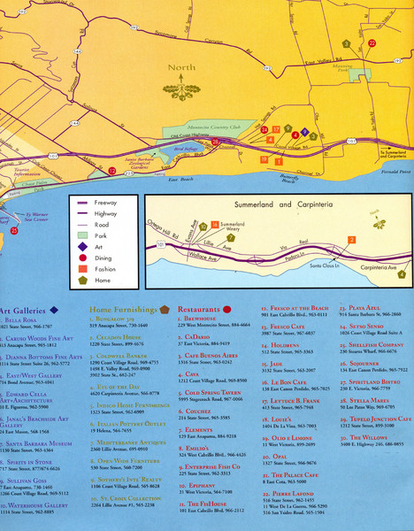 Santa Barbara Map