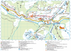 Santa Cristina Tourist Map Santa Cristina Tourist Map