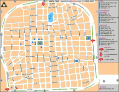 Santa Cruz Tourist Map Santa Cruz Tourist Map