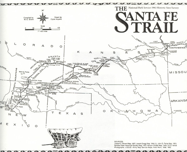 Santa Fe Trail Map