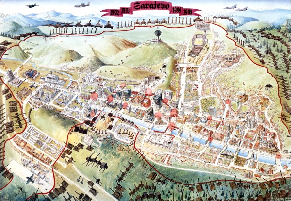 Sarajevo Survival Map 1992-1996