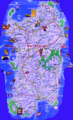 Sardinia Tourist Map