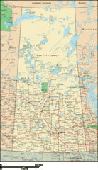Saskatchewan Overview Map