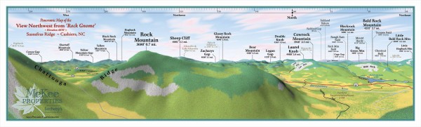 Sassafras Ridge Panorama Map