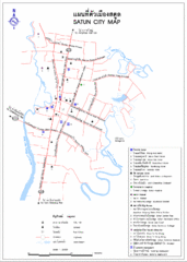 Satun City Map
