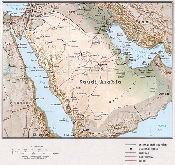 Saudi Arabia Map