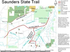 Saunders State Trail Map