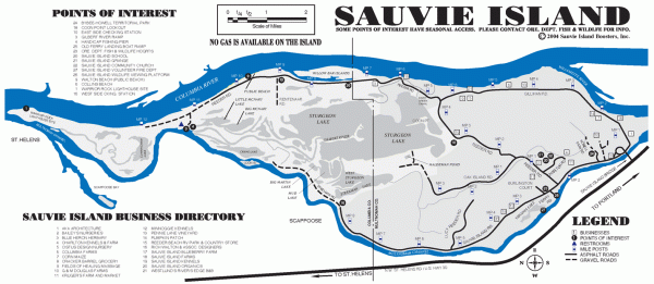 Map Of Sauvie Island Oregon Sauvie Island Tourist Map - Sauvie Oregon • Mappery
